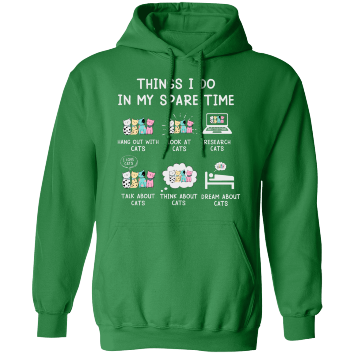 "Cat Lovers' Checklist" Hoodie – Purrfect Comfort for Your Feline Obsession!
