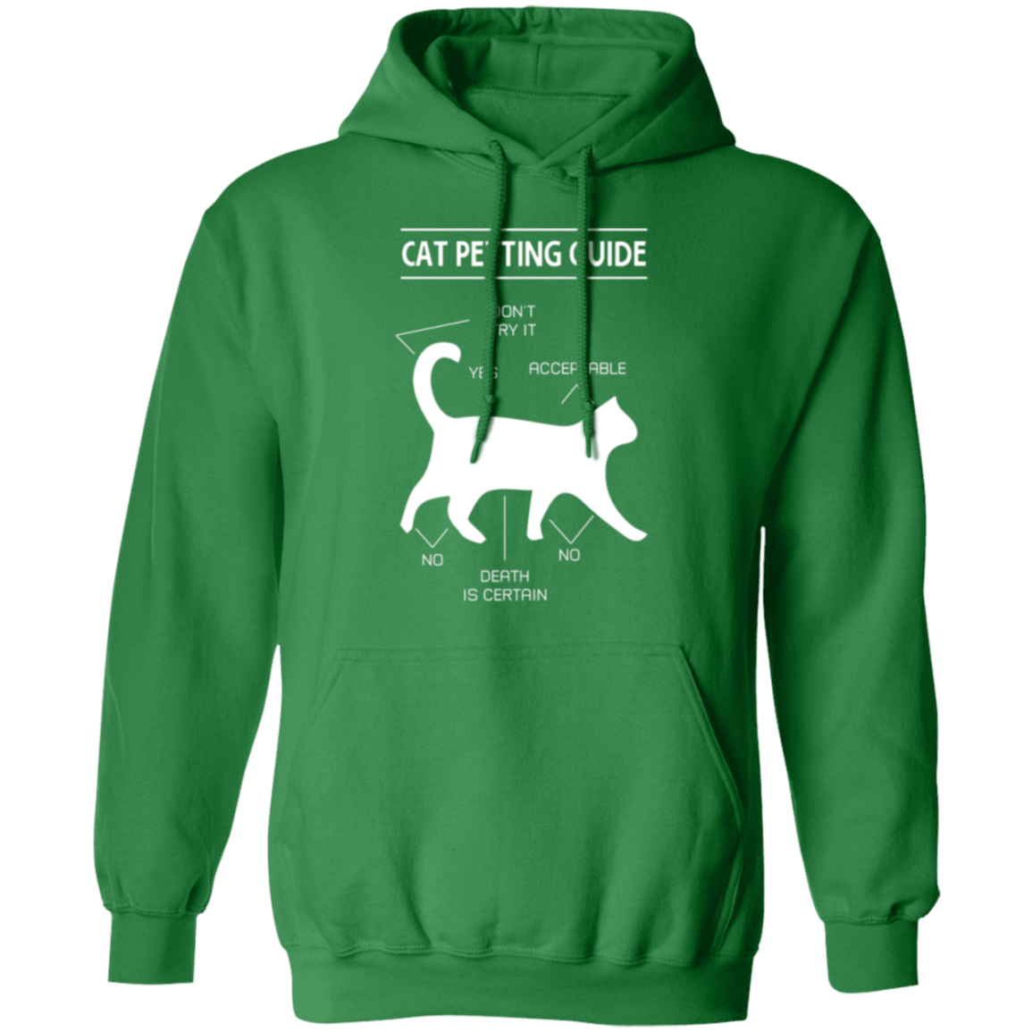 "Cat Petting Guide" Hoodie – Cozy Up with Feline Wisdom!