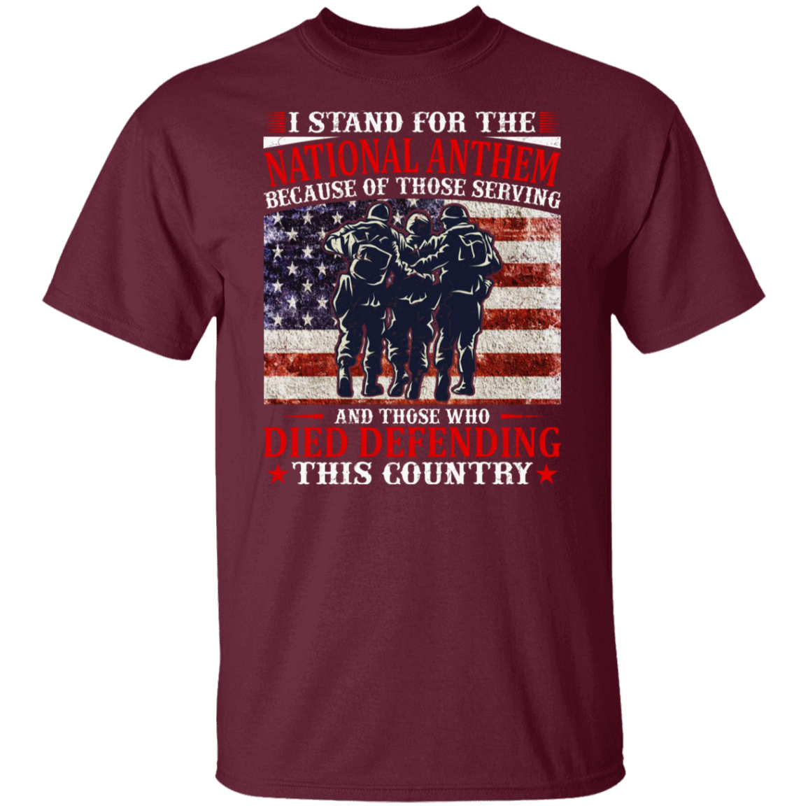 Stand Proud for America T-Shirt – Wear Your American Pride on Your Sleeve!