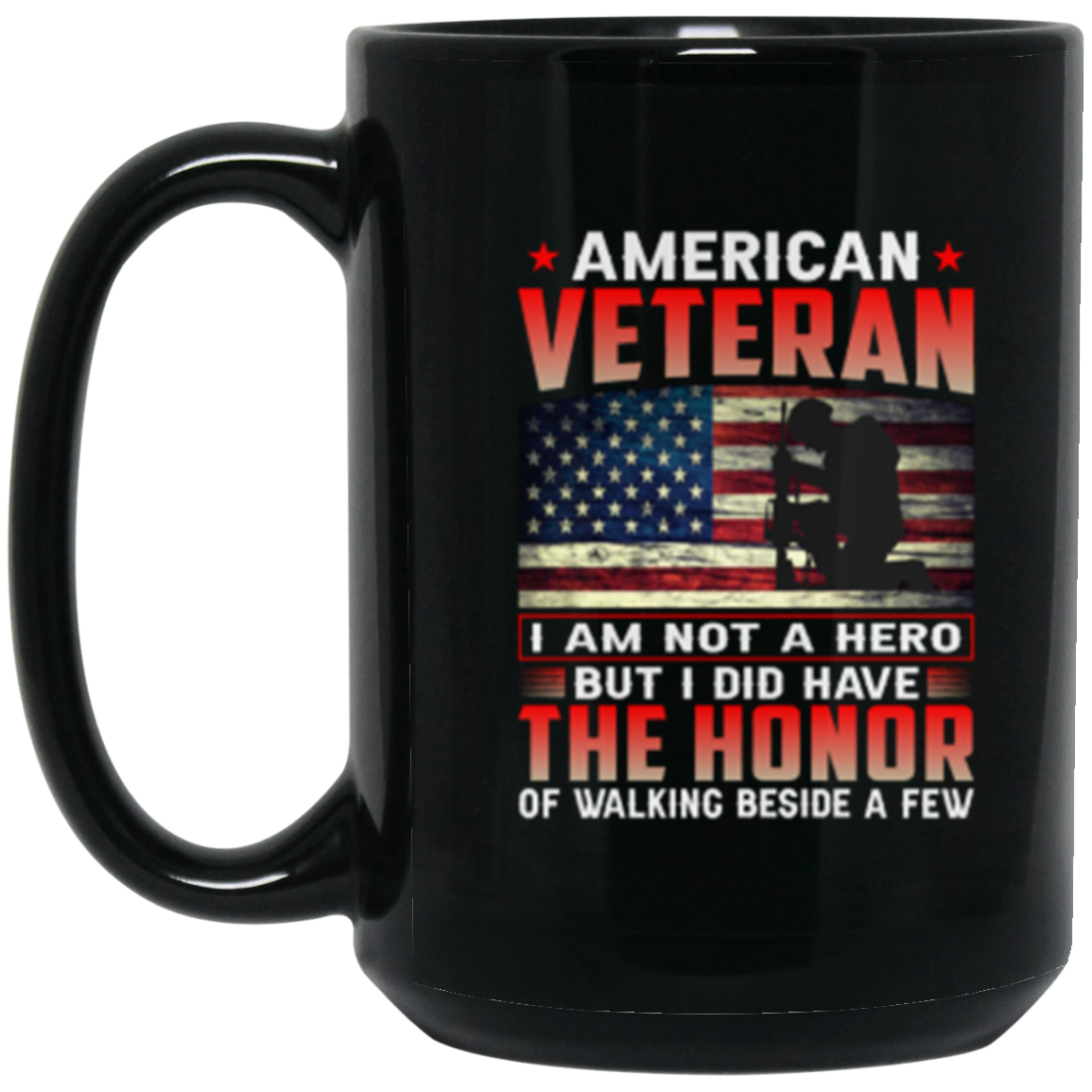American Veteran Tribute Mug – Honoring the Heroes Beside Us