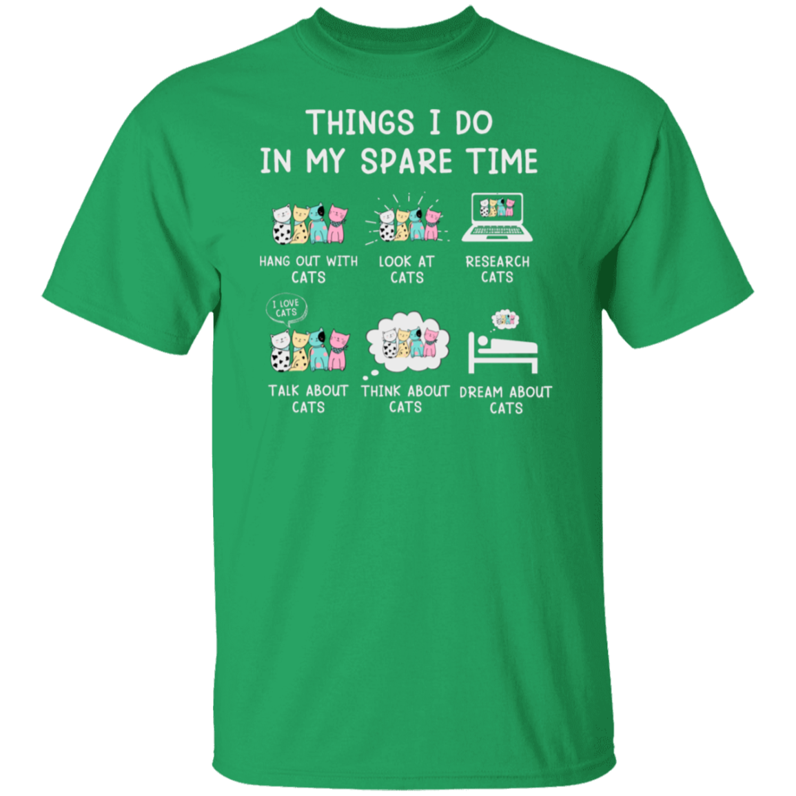 "Cat Lovers' Checklist" T-Shirt – Purrfect Attire for Your Feline Obsession!