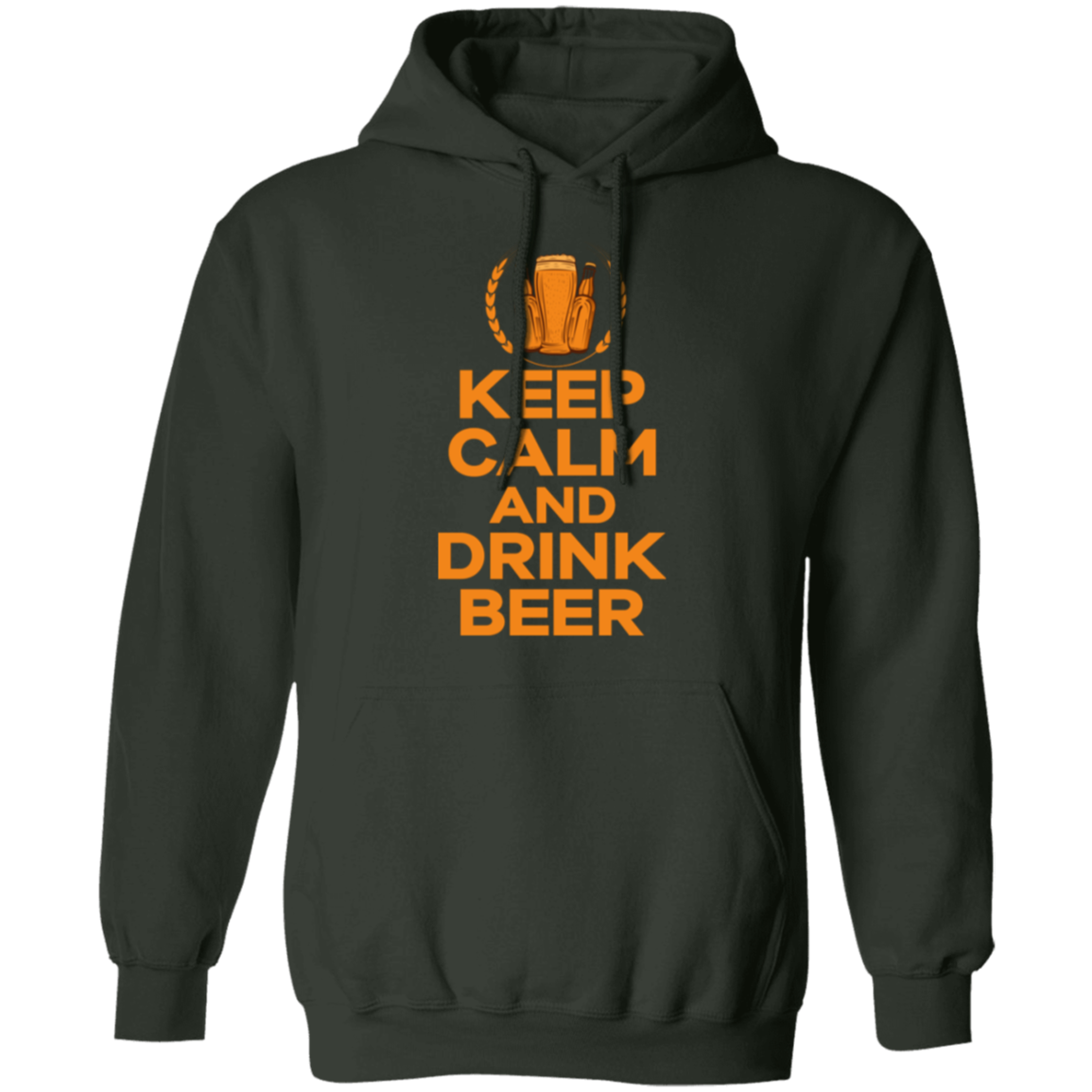 "Keep Calm And Drink Beer" Hoodie – Cozy Comfort for Beer Aficionados and Happy Hour Fans!