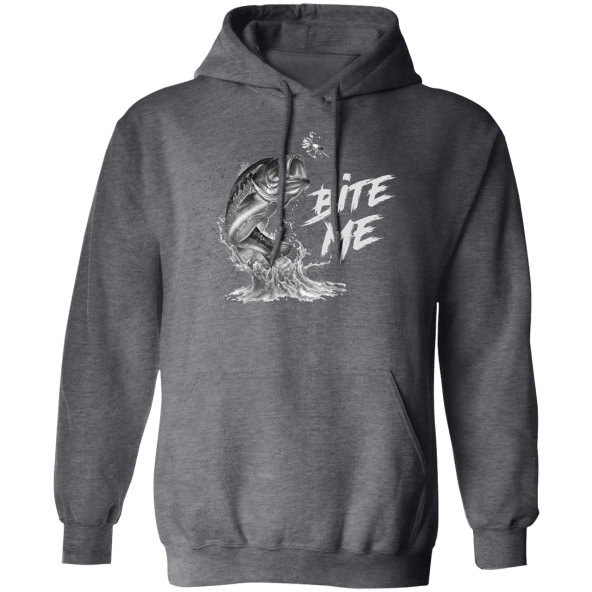 "Bite Me" Fishing Hoodie – Warm and Cozy for Anglers with a Sense of Humor!