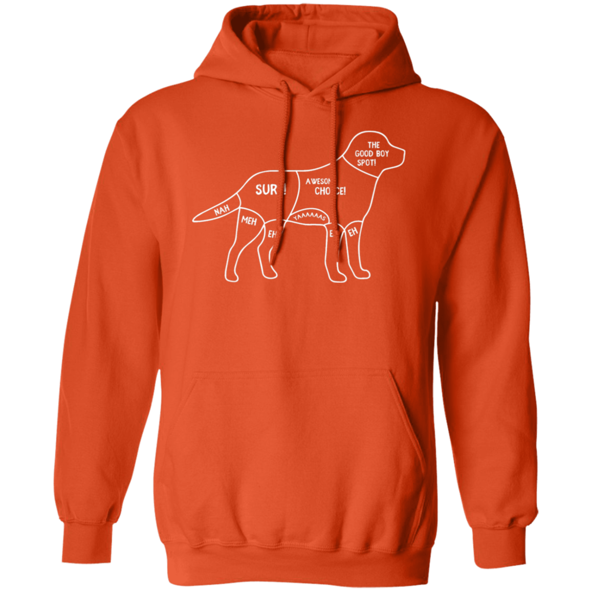 "Dog's Petting Guide" Hoodie: Stay Cozy, Pet Happily!