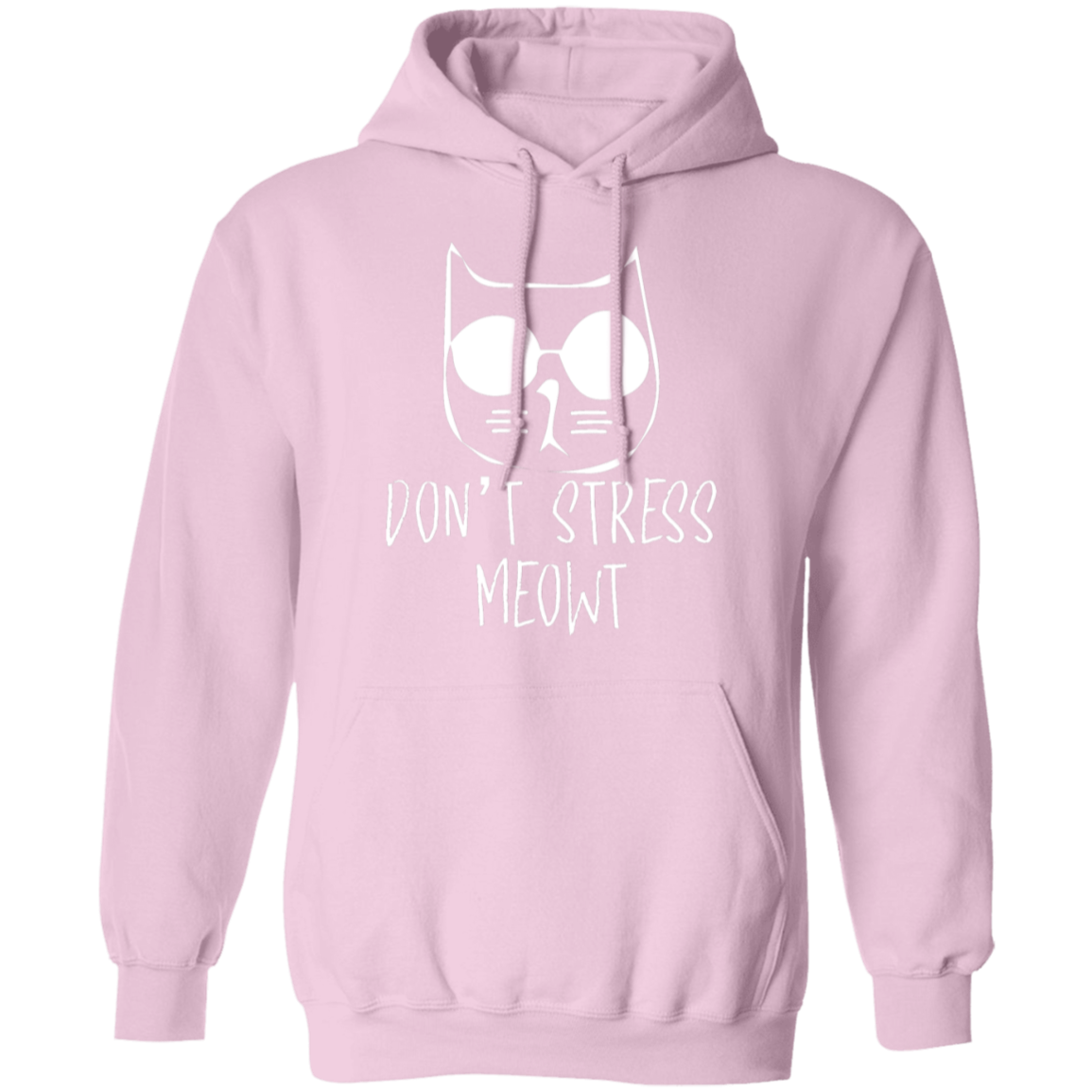 "Don't Stress Meowt" Cool Cat Hoodie – Perfect for Cat Lovers, Cat Owners, & Cat Ladies!