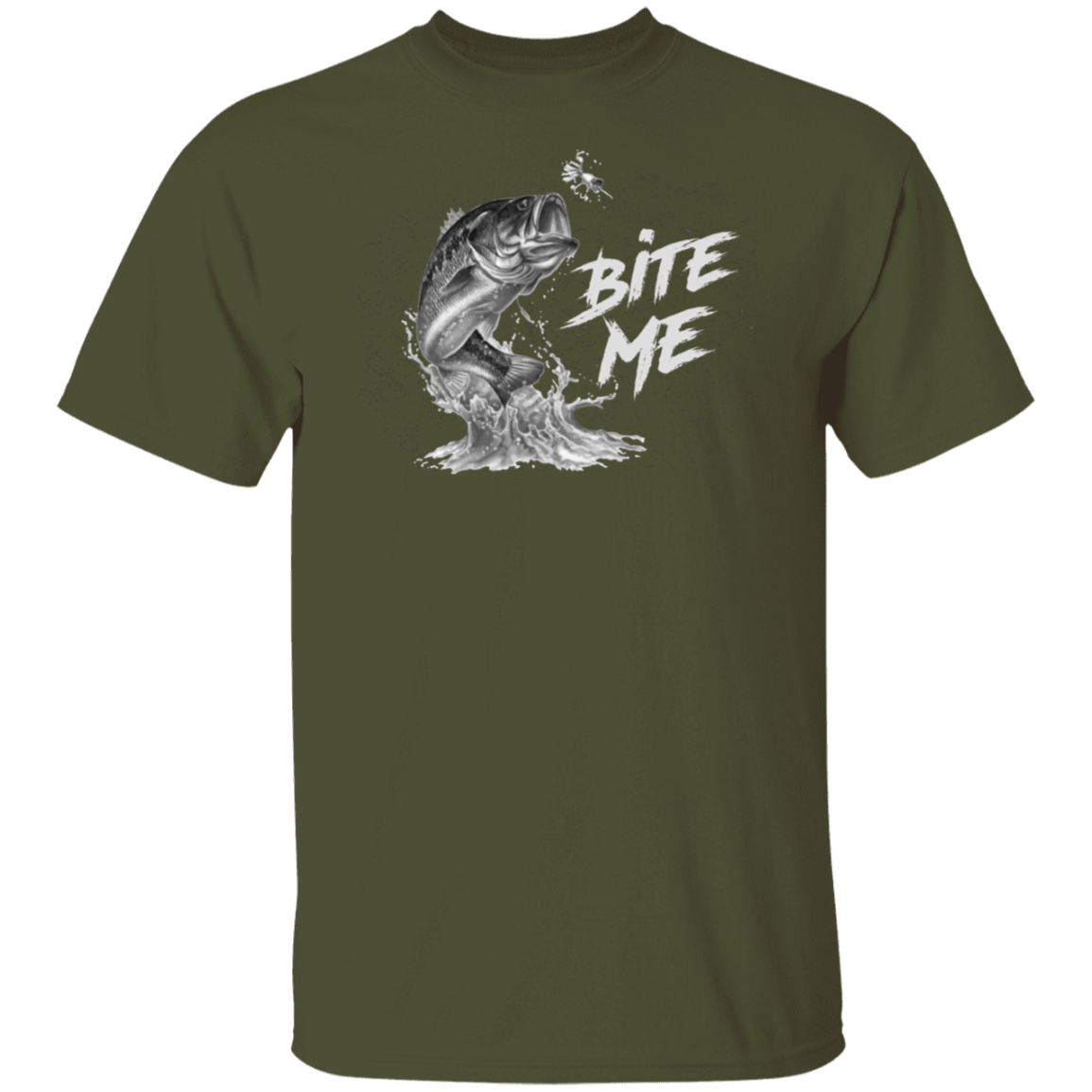 "Bite Me" Fishing T-Shirt – Perfect for Anglers with a Sense of Humor!