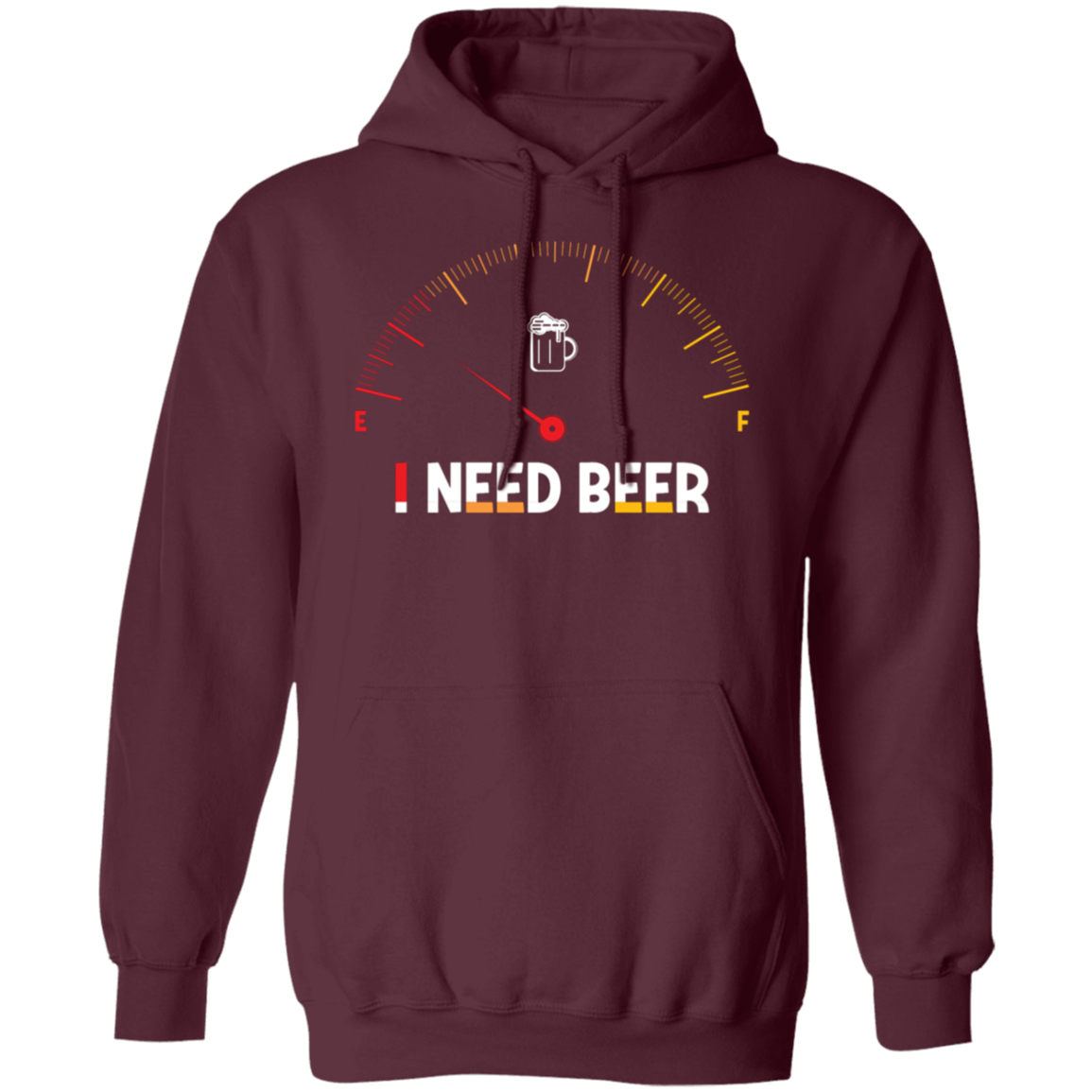 “Fuel Your Day with Beer” Hoodie – Cozy & Hilarious Apparel for Beer Lovers