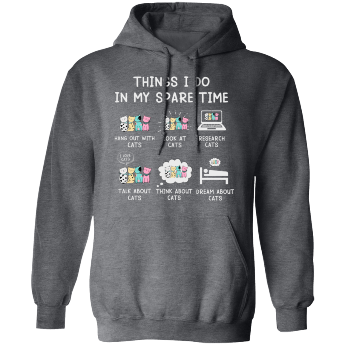 "Cat Lovers' Checklist" Hoodie – Purrfect Comfort for Your Feline Obsession!