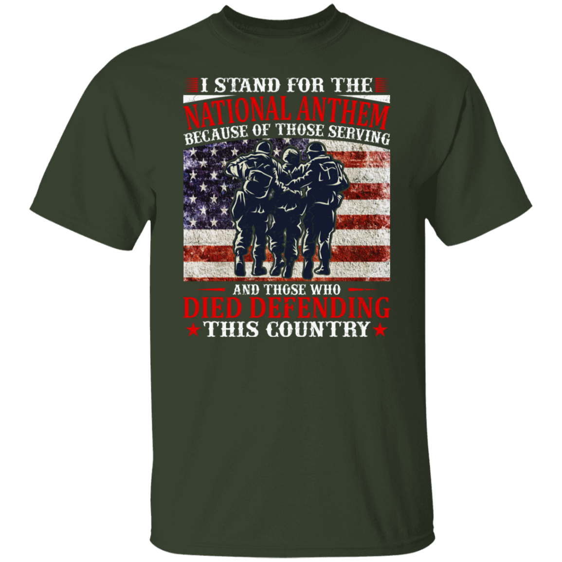 Stand Proud for America T-Shirt – Wear Your American Pride on Your Sleeve!