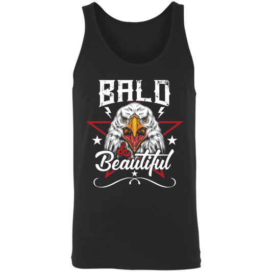 "Bald & Beautiful" - Patriotic Bald Eagle Tank Top