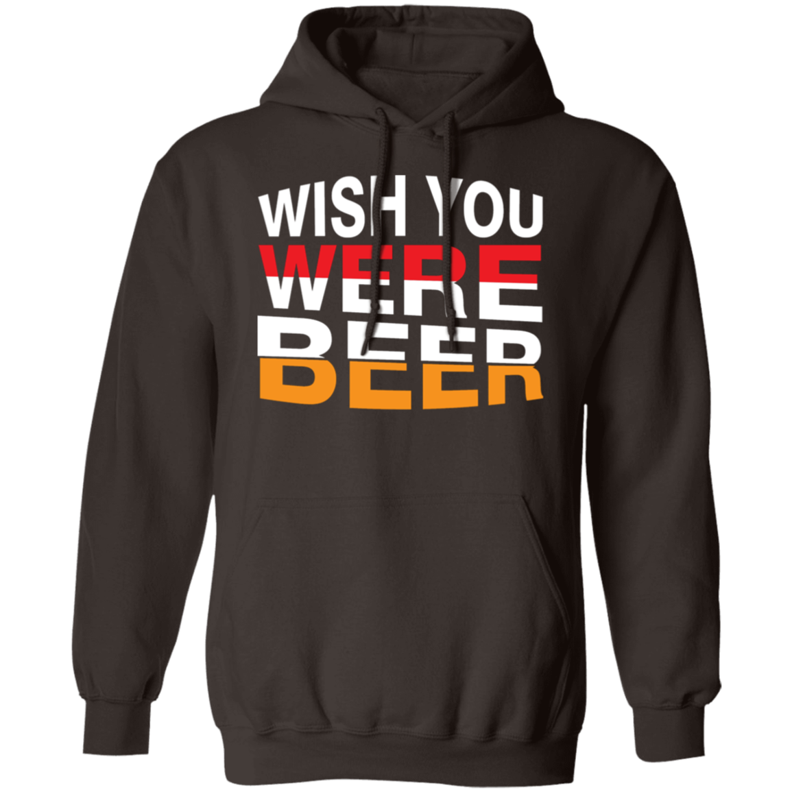 "Wish You Were Beer" Hoodie – Cozy & Comedic Wear for Beer Fans!