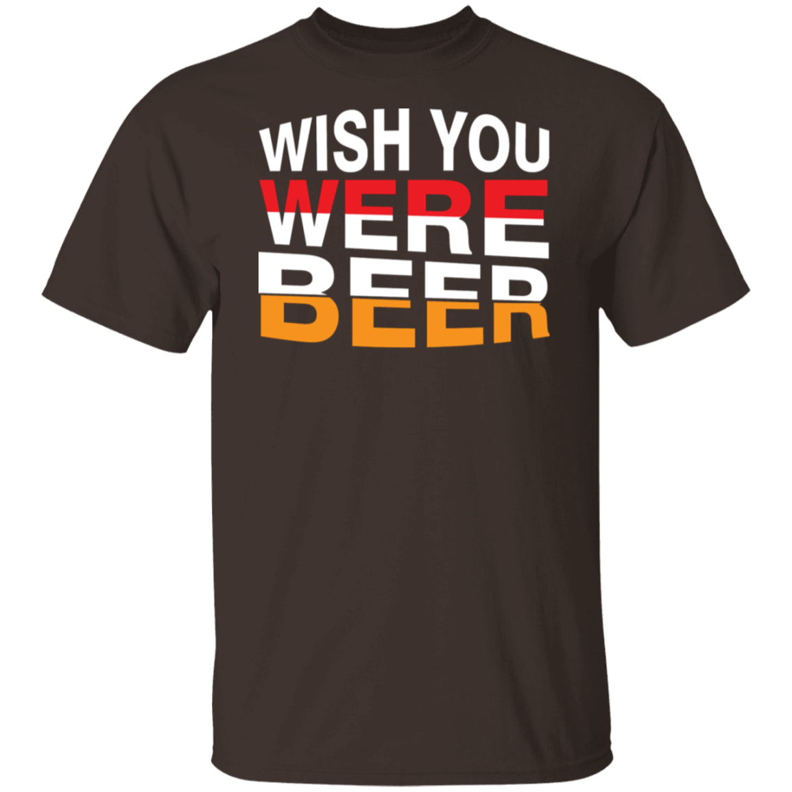 "Wish You Were Beer" T-Shirt – Perfect for Beer Lovers & Happy Hour Fans!