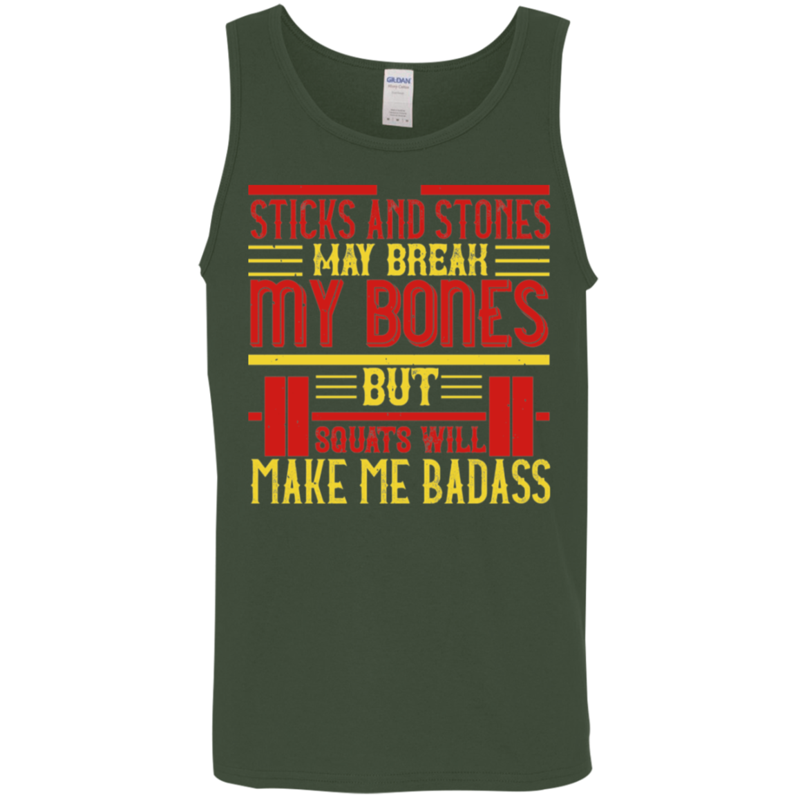 "Badass Squat" Tank Top – Empower Your Workout with Strength & Style!