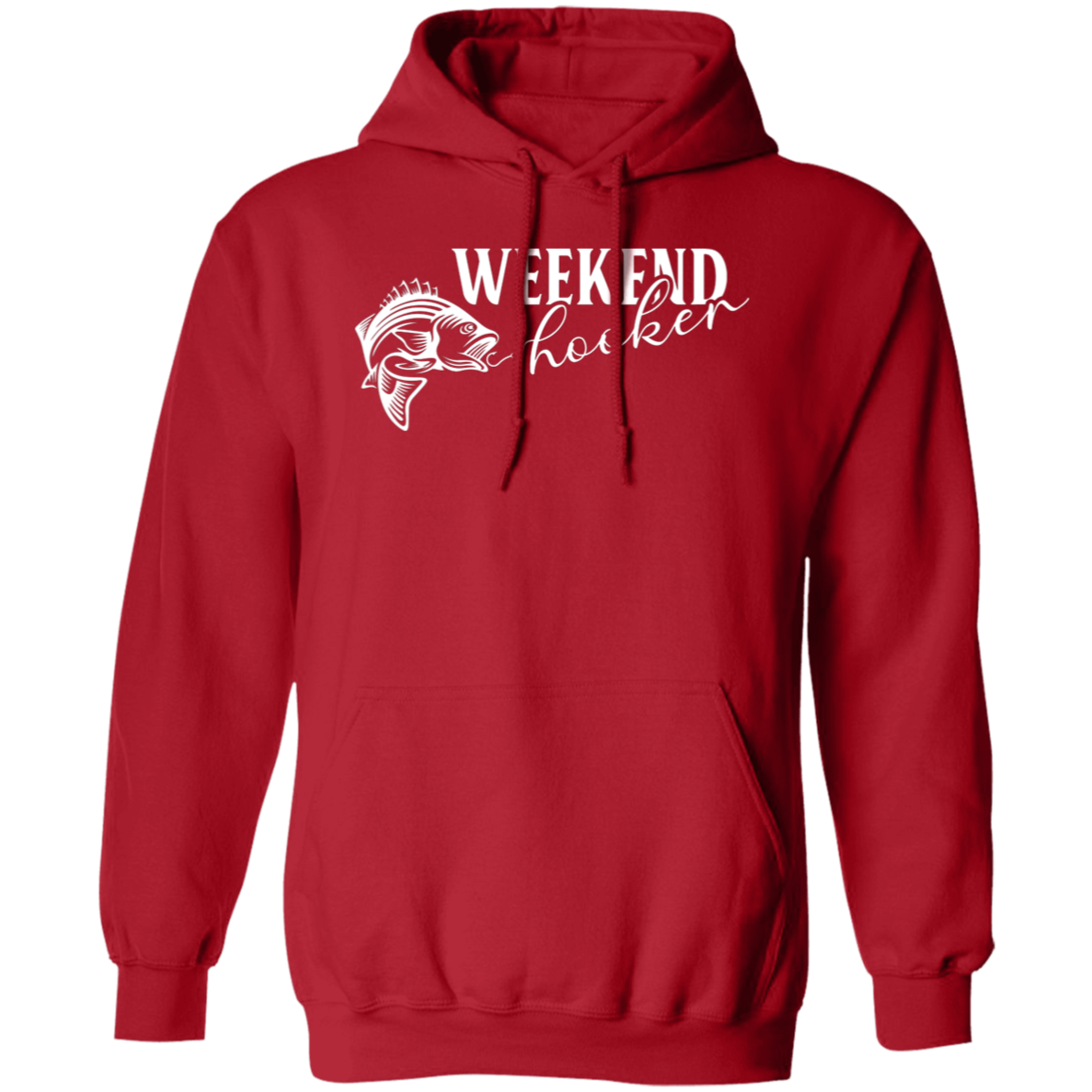 "Weekend Hooker" Fishing Hoodie – Cozy, Funny, and Perfect for Anglers!