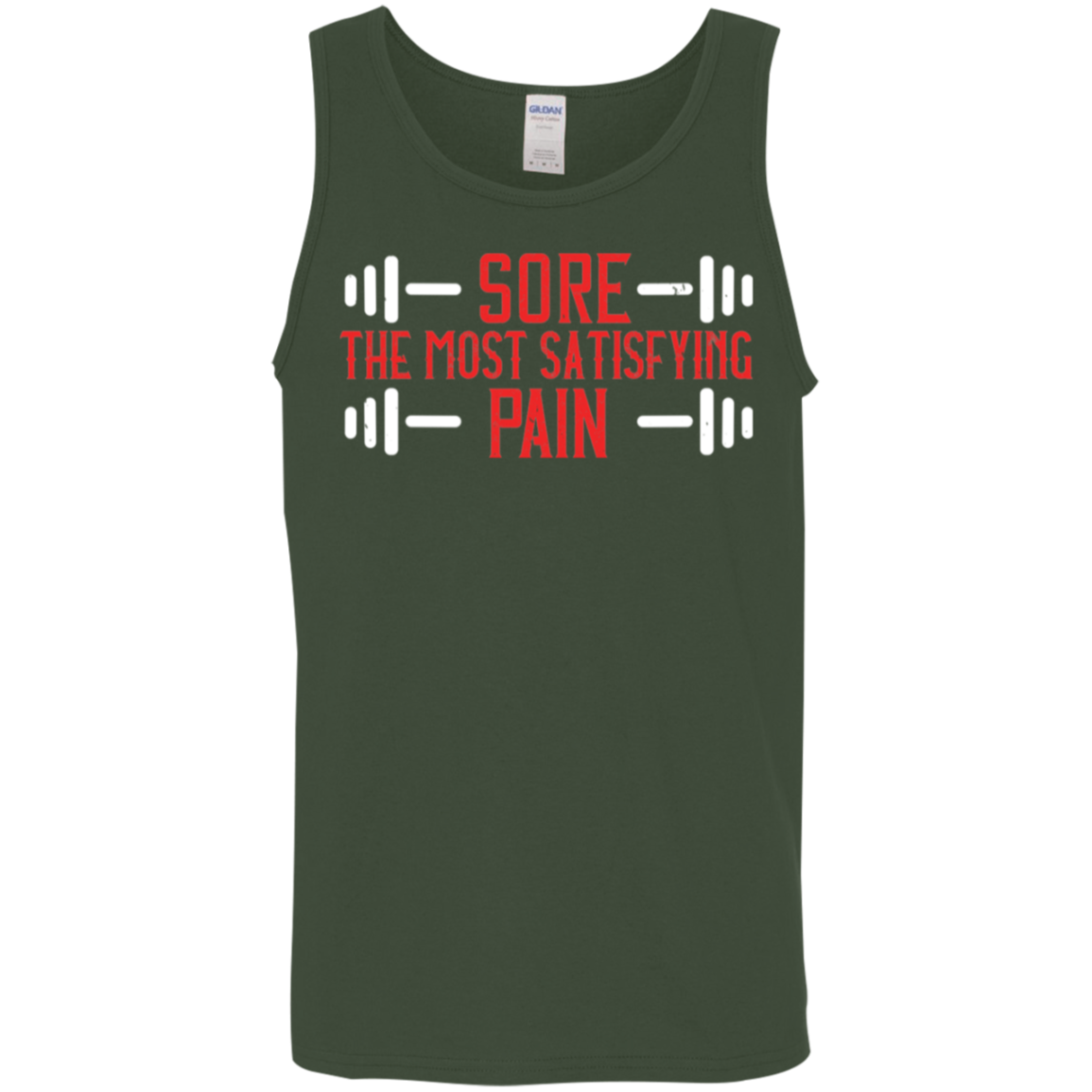 "Sore: The Most Satisfying Pain" Tank Top – Fitness & Weight Lifting Gear