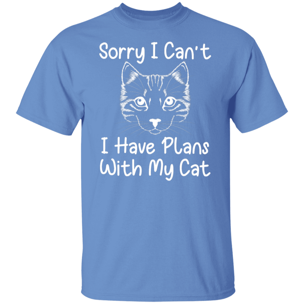 "Plans With My Cat" Funny Cat Lover T-Shirt