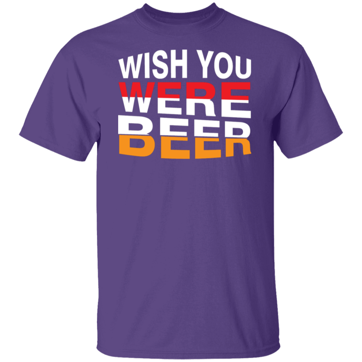 "Wish You Were Beer" T-Shirt – Perfect for Beer Lovers & Happy Hour Fans!