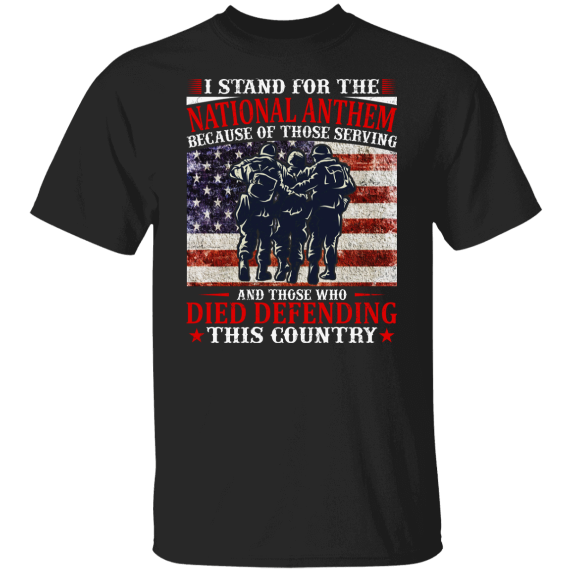 Stand Proud for America T-Shirt – Wear Your American Pride on Your Sleeve!