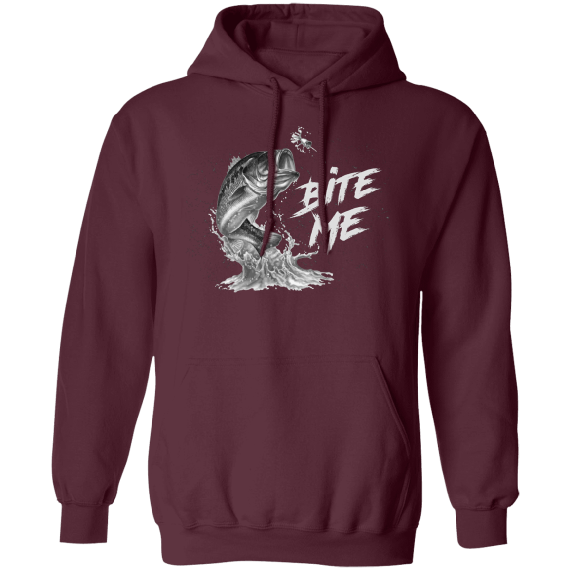 "Bite Me" Fishing Hoodie – Warm and Cozy for Anglers with a Sense of Humor!