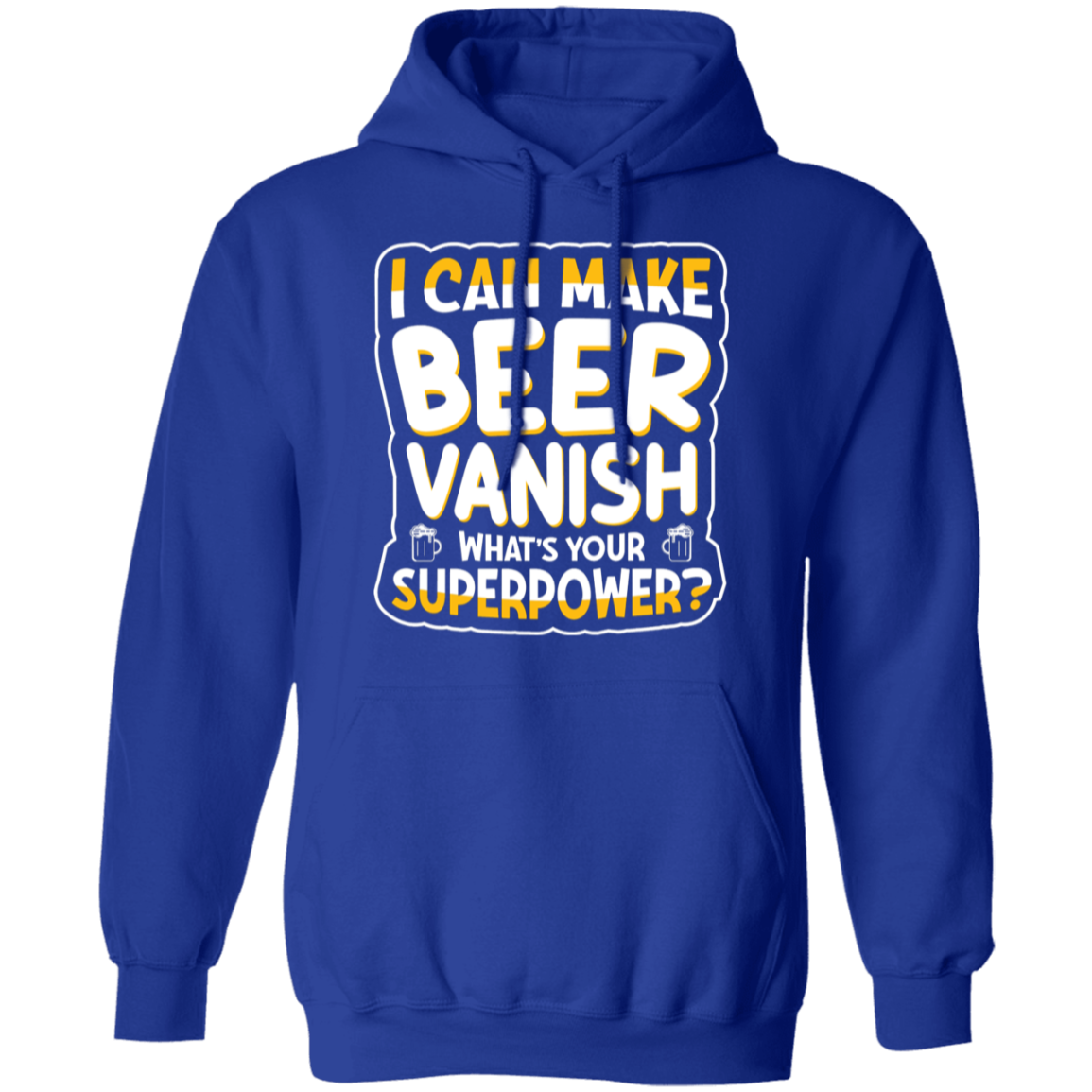"I Can Make Beer Vanish" Superpower Hoodie – Cozy & Funny for Beer Lovers & Happy Hour Heroes