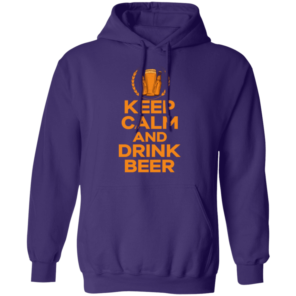 "Keep Calm And Drink Beer" Hoodie – Cozy Comfort for Beer Aficionados and Happy Hour Fans!