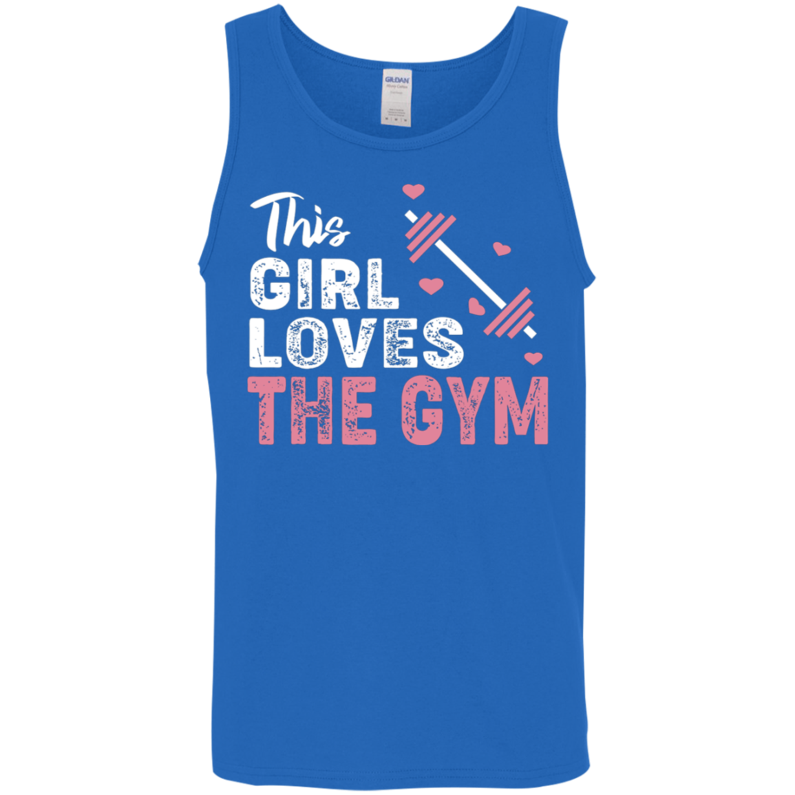 "This Girl Loves The Gym" Tank Top – Perfect for Fitness and Weight Lifting!