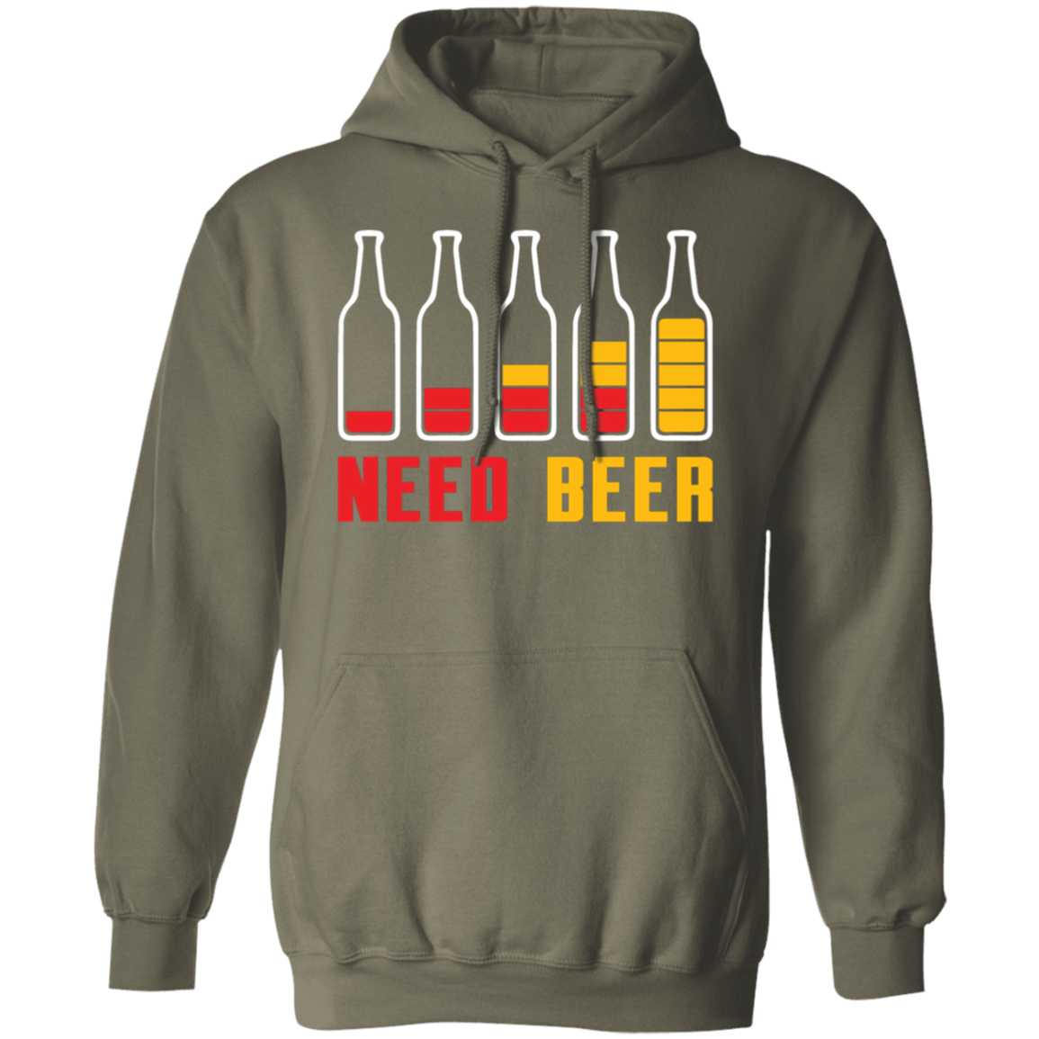 "Need Beer" Hoodie – Ideal for Beer Lovers, Happy Hour, and Alcohol Enthusiasts!