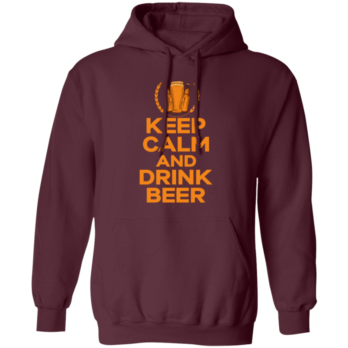 "Keep Calm And Drink Beer" Hoodie – Cozy Comfort for Beer Aficionados and Happy Hour Fans!