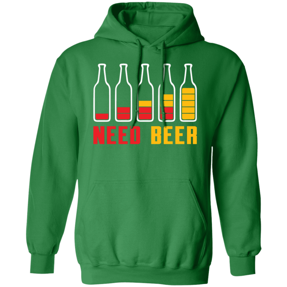 "Need Beer" Hoodie – Ideal for Beer Lovers, Happy Hour, and Alcohol Enthusiasts!