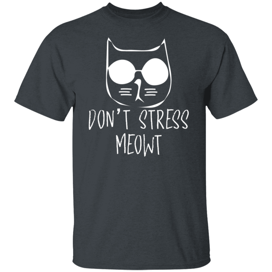 "Don't Stress Meowt" Cool Cat T-Shirt – Perfect for Cat Lovers, Cat Owners, & Cat Ladies!