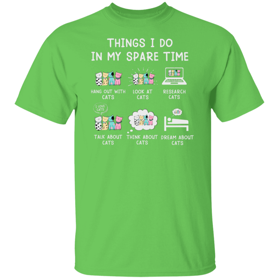 "Cat Lovers' Checklist" T-Shirt – Purrfect Attire for Your Feline Obsession!
