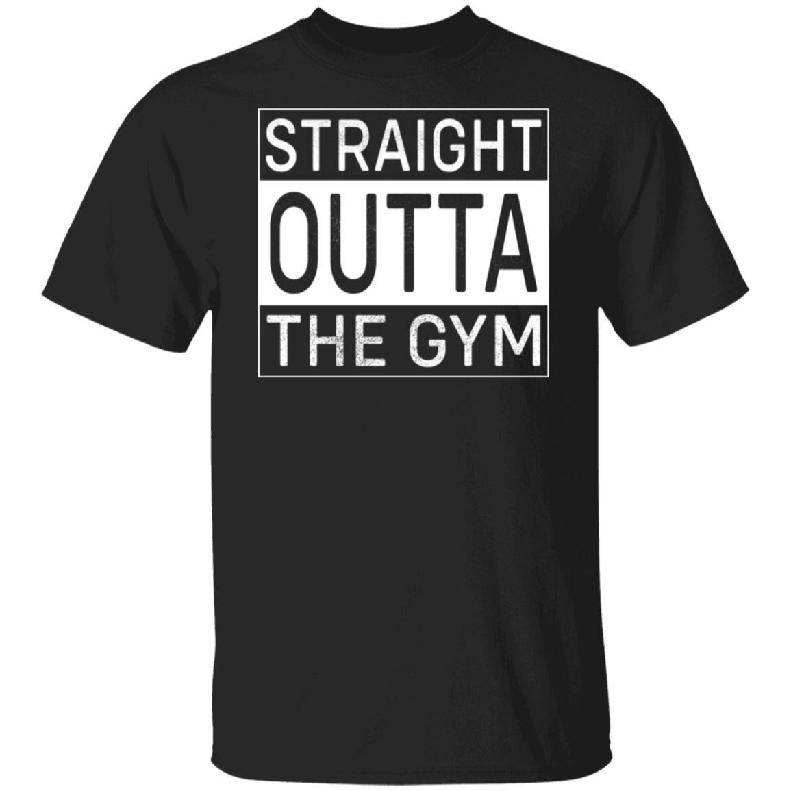 "Straight Outta The Gym" - Premium Workout T-Shirt for Fitness Fanatics!