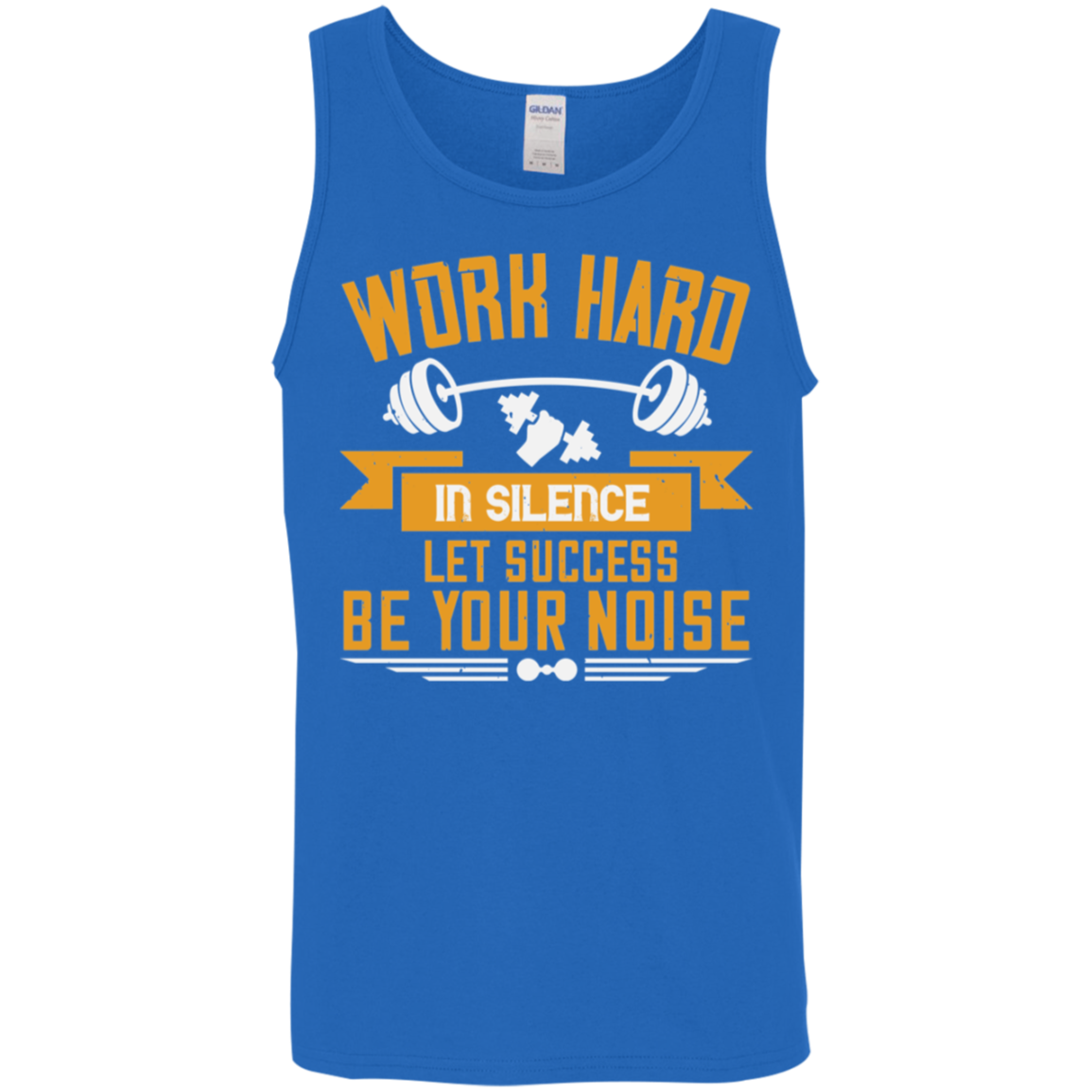 Silent Strength Tank Top - "Work Hard In Silence, Let Success Be Your Noise"