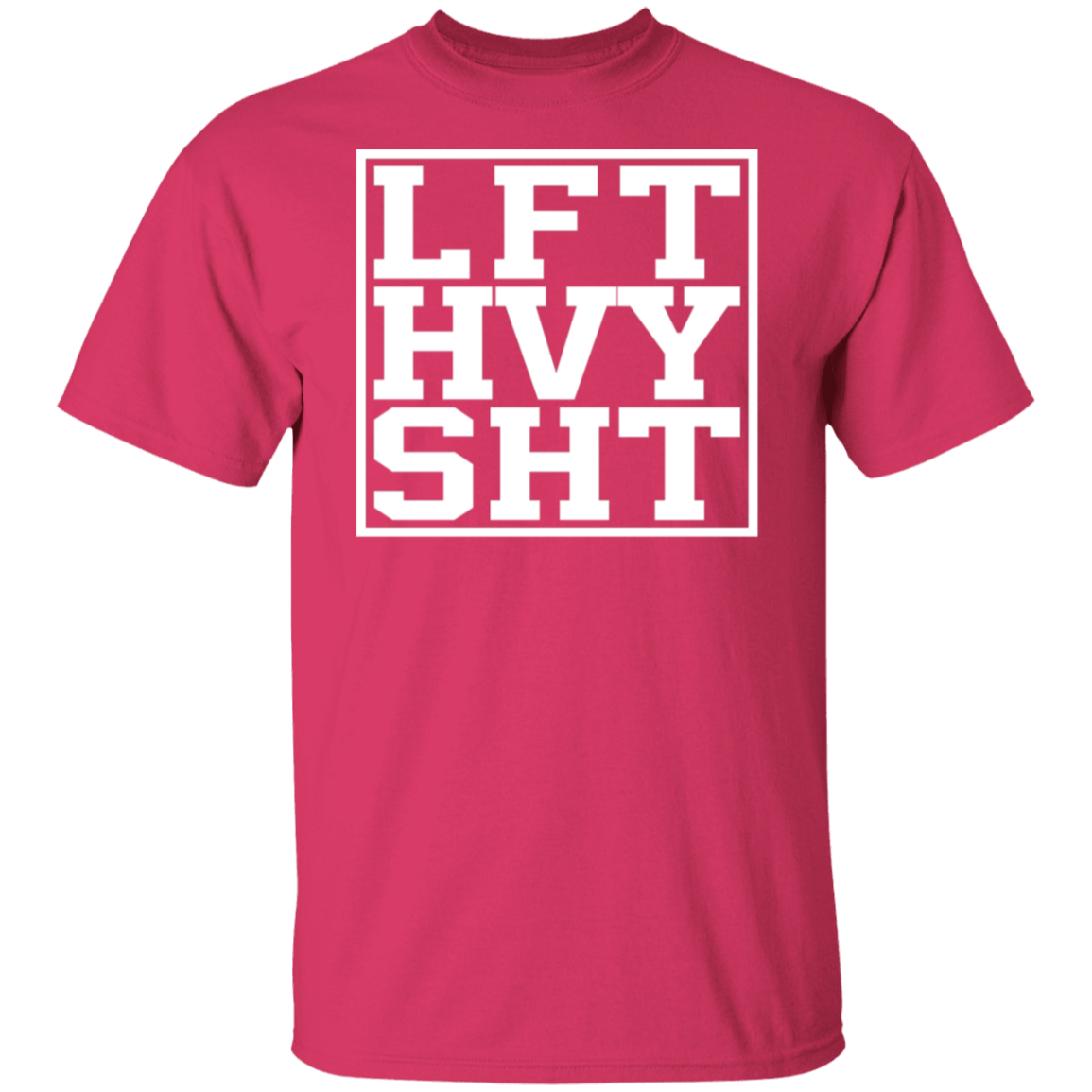 "LFT HVY SHT" T-Shirt - Bold Design for Weight Lifters and Gym Enthusiasts!