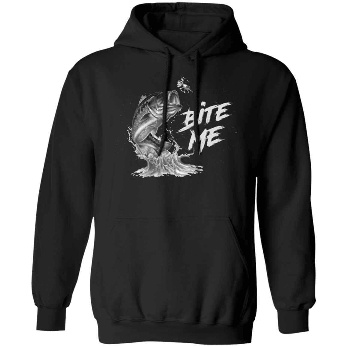 "Bite Me" Fishing Hoodie – Warm and Cozy for Anglers with a Sense of Humor!