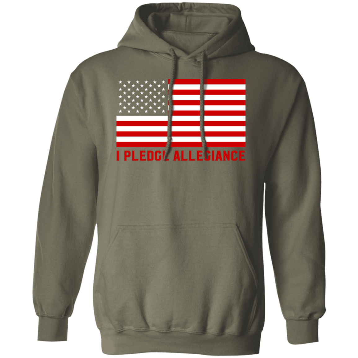 Pledge of Allegiance Patriotic Hoodie - Proudly American