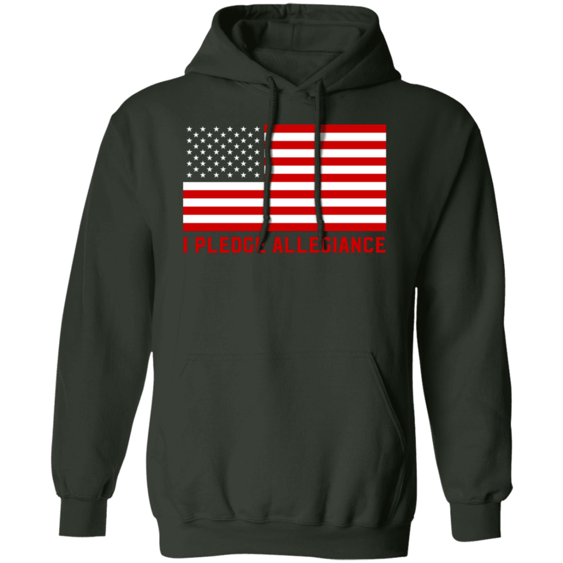 Pledge of Allegiance Patriotic Hoodie - Proudly American