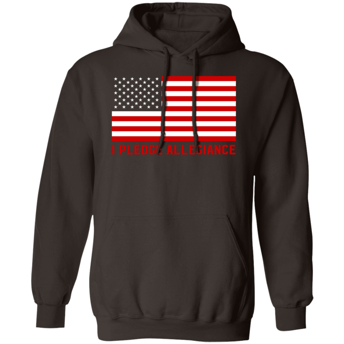 Pledge of Allegiance Patriotic Hoodie - Proudly American