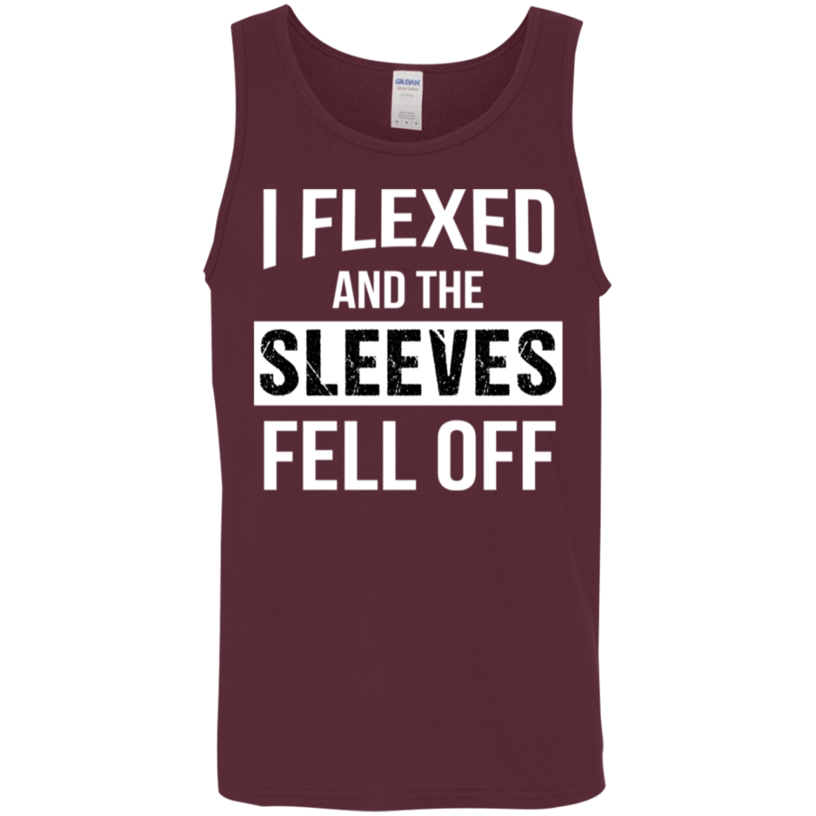 "I Flexed And The Sleeves Fell Off" Tank Top – Ideal for Gym Buffs & Weight Lifters!