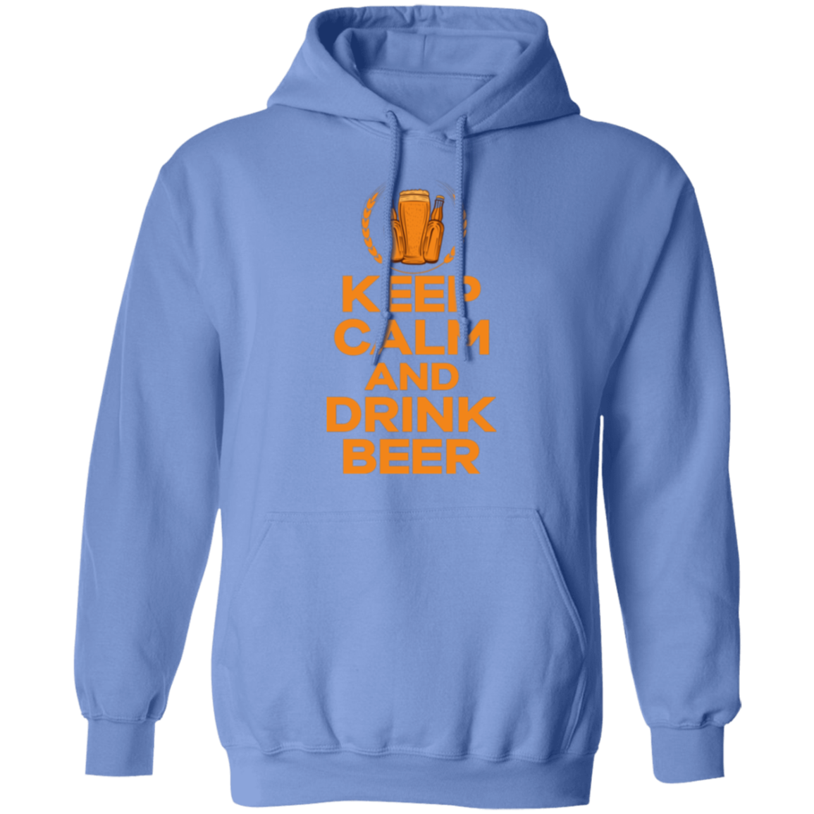 "Keep Calm And Drink Beer" Hoodie – Cozy Comfort for Beer Aficionados and Happy Hour Fans!