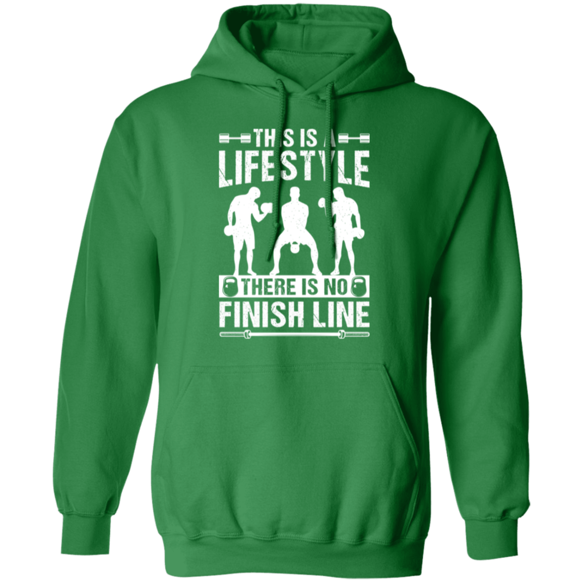 "No Finish Line" Hoodie - Embrace the Fitness Lifestyle!