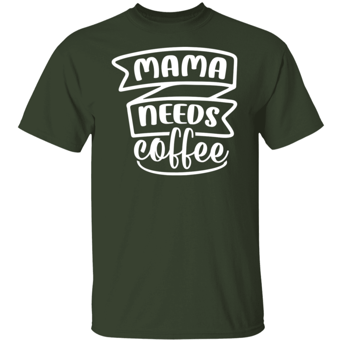 Chic "Mama Needs Coffee" T-Shirt - Perfect for Coffee-Loving Moms!