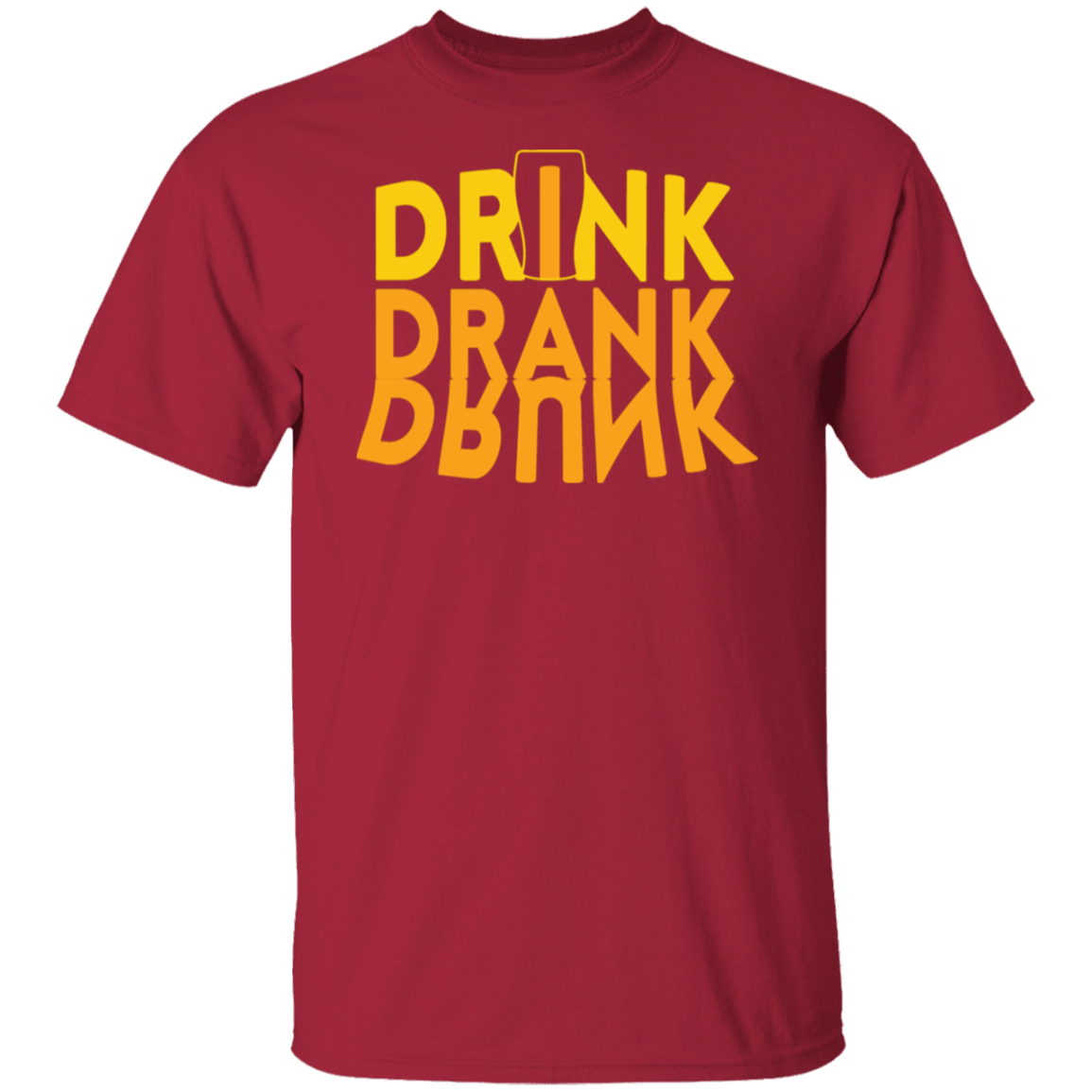 “Drink, Drank, Drunk” Funny T-Shirt – Perfect for Beer, Wine & Cocktail Fans!