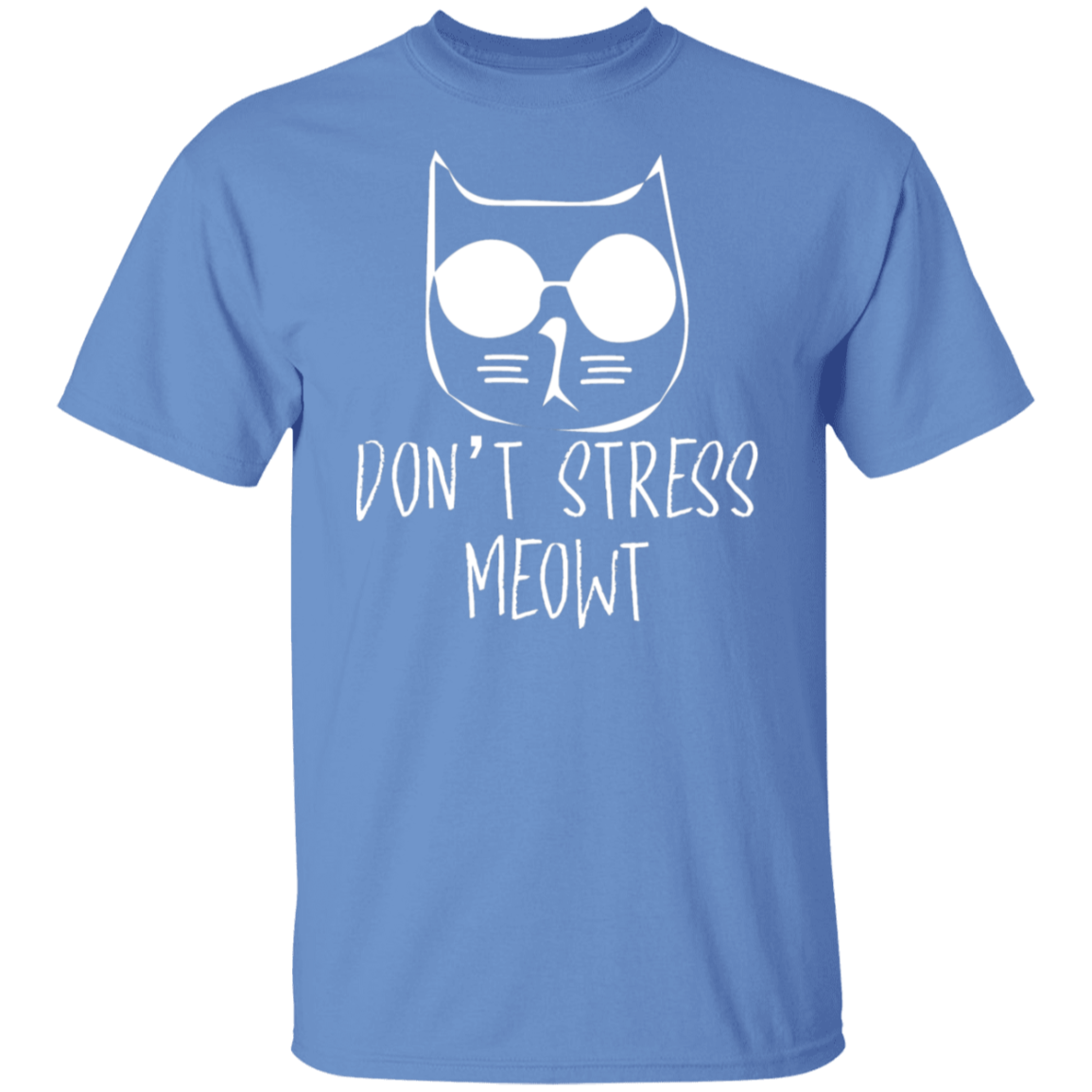 "Don't Stress Meowt" Cool Cat T-Shirt – Perfect for Cat Lovers, Cat Owners, & Cat Ladies!