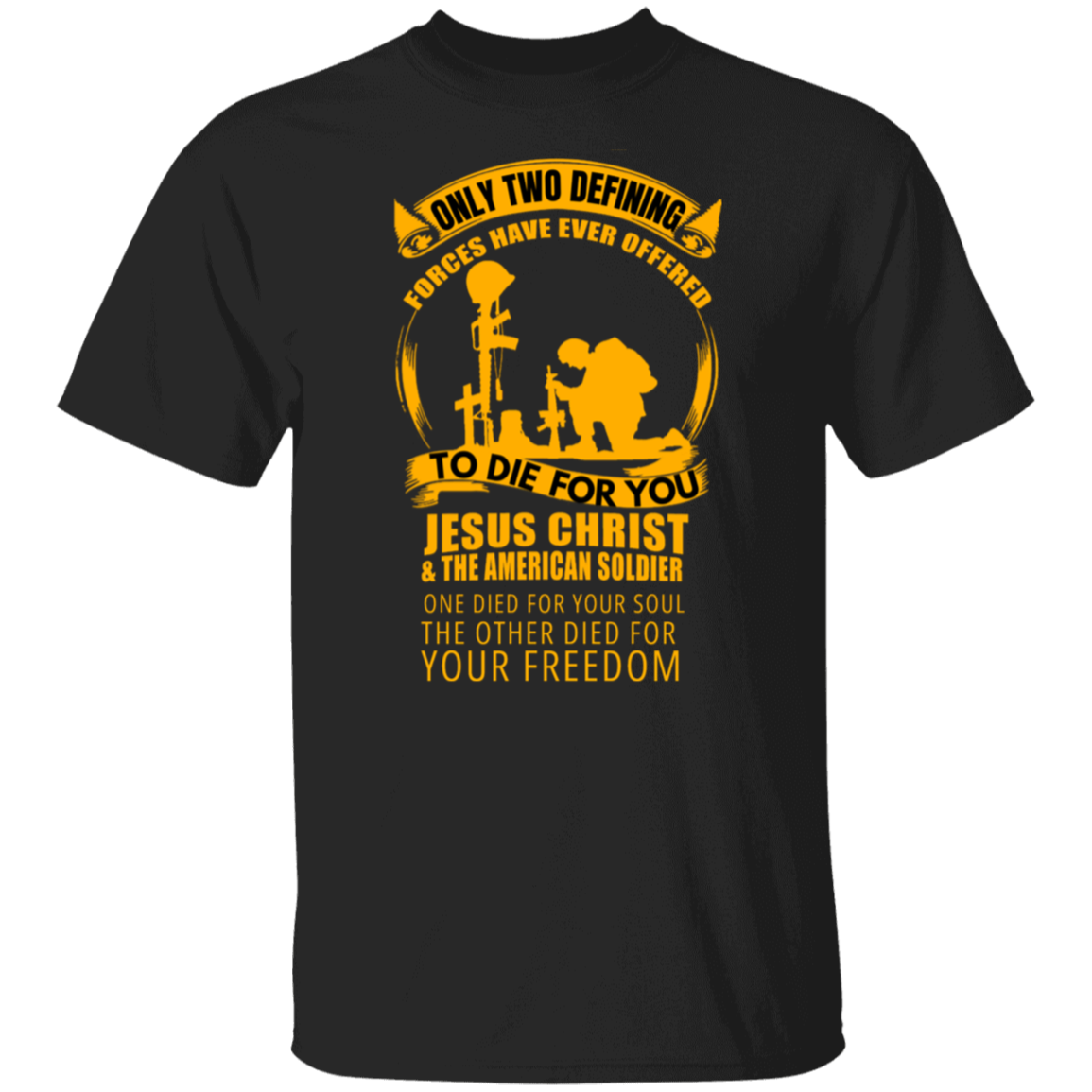 "Defenders of Faith & Freedom" Patriotic T-Shirt