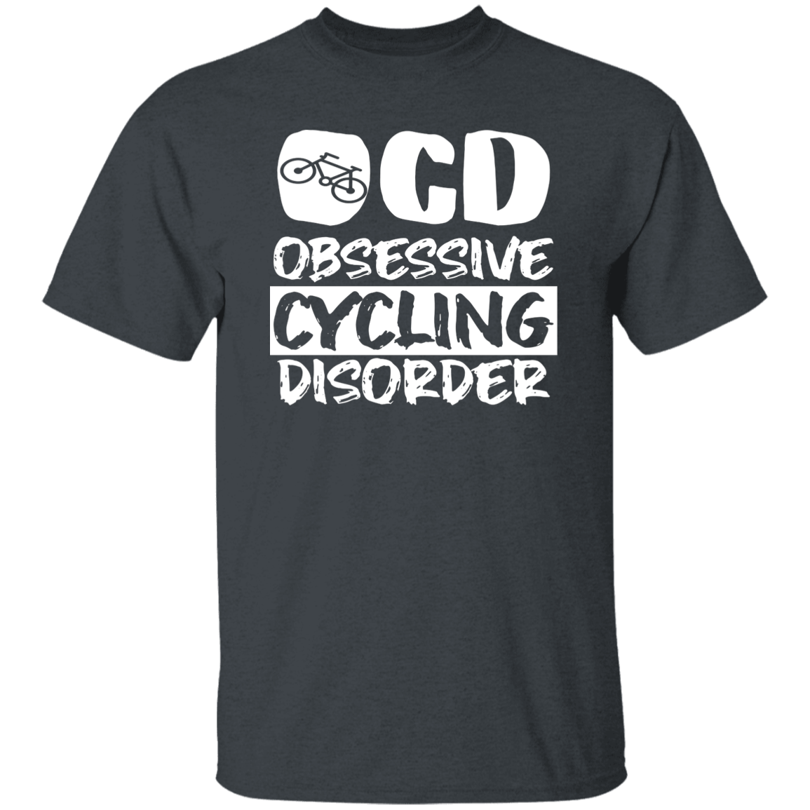 "OCD: Obsessive Cycling Disorder" T-Shirt – A Must-Have for Cycling Enthusiasts!