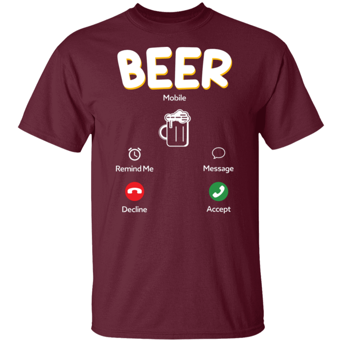 "Beer Calling": Answer the Brew-tiful Invitation T-Shirt