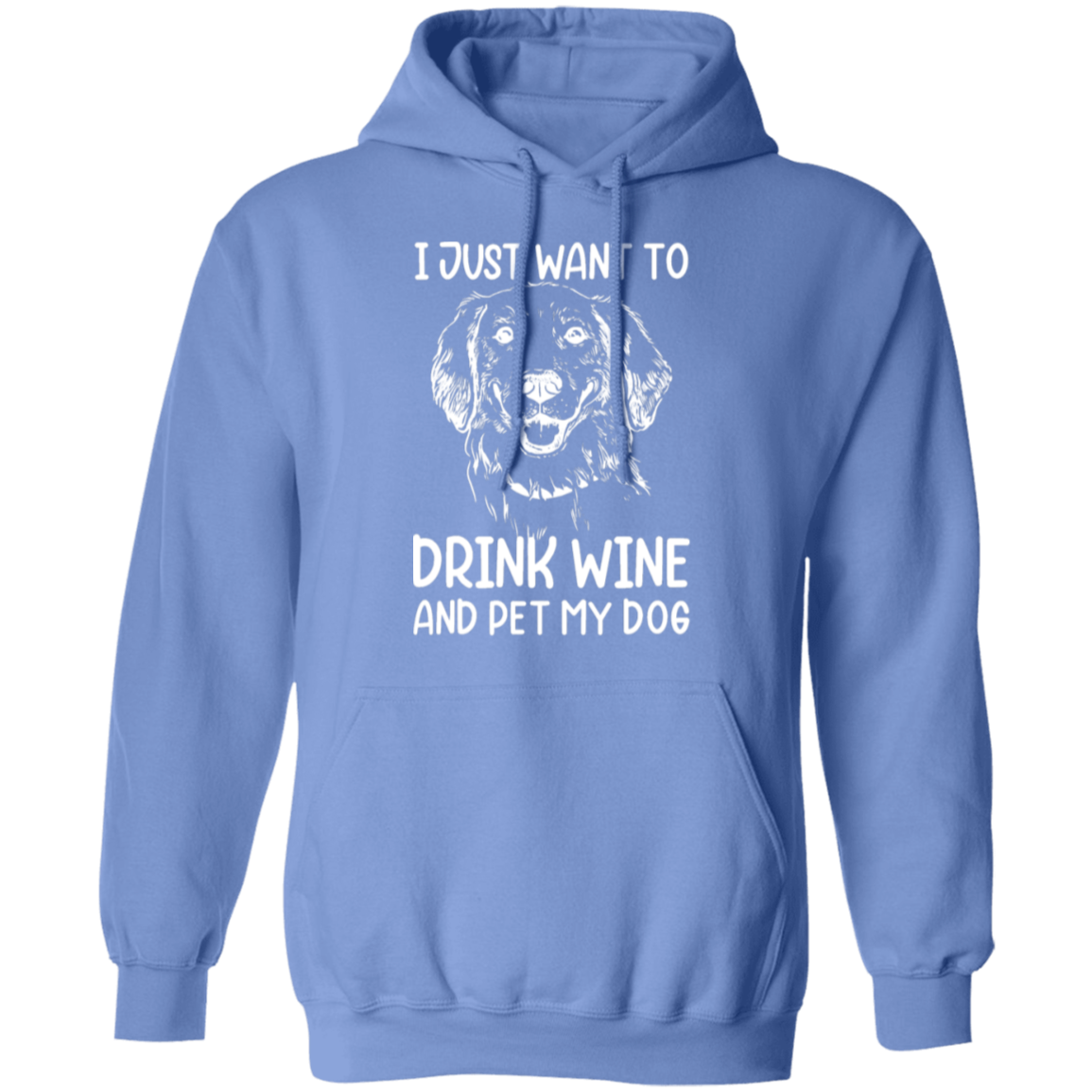 "Wine, Wag, and Unwind": Cozy Dog Lover’s Hoodie