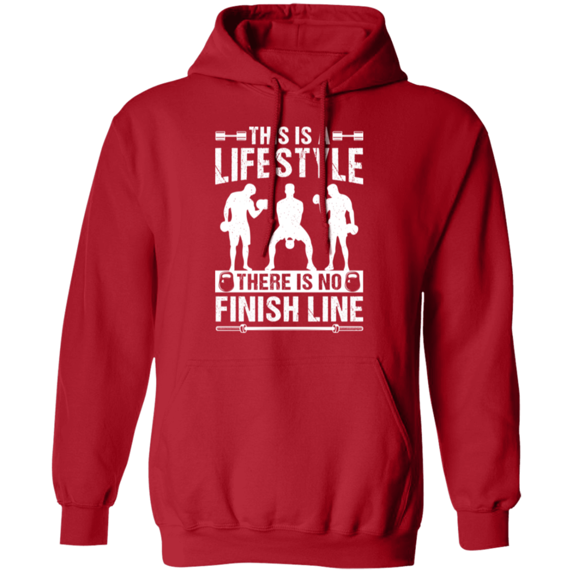"No Finish Line" Hoodie - Embrace the Fitness Lifestyle!