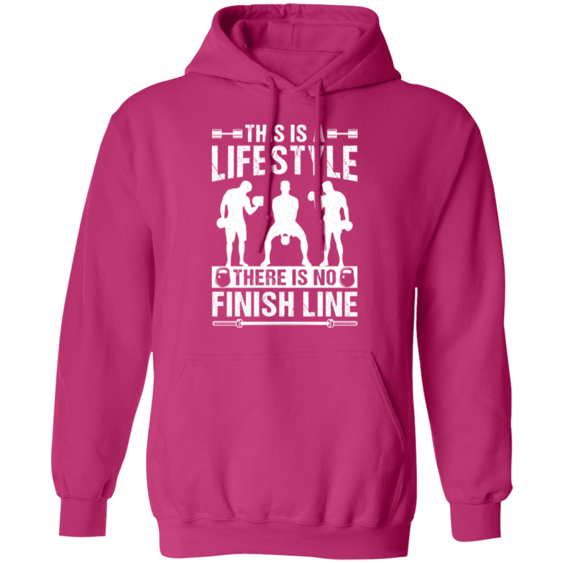 "No Finish Line" Hoodie - Embrace the Fitness Lifestyle!
